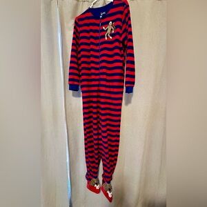 Nick and Nora adult footed onesie